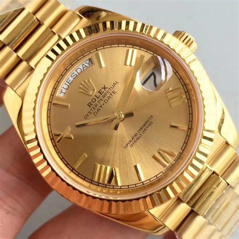 jr gold rolex replica|rolex knockoff watches day date.